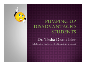 Dr. Tesha Deans Isler Collaborative Conference for Student Achievement