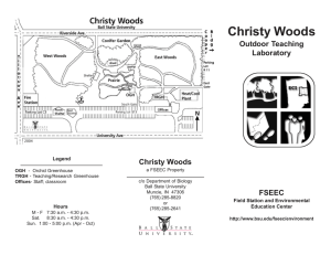 Christy Woods Outdoor Teaching Laboratory FSEEC