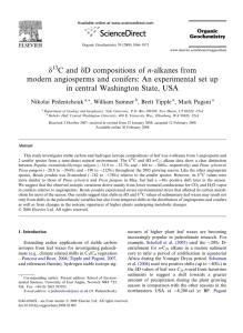 C and dD compositions of n-alkanes from d