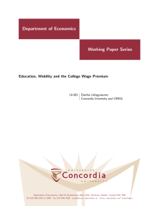 Department of Economics Working Paper Series 14-001