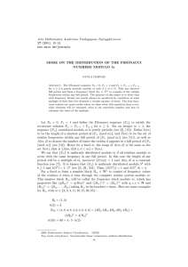 Acta Mathematica Academiae Paedagogicae Ny´ıregyh´ aziensis 17 (2001), 19–24 www.emis.de/journals