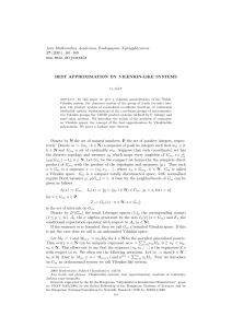 Acta Mathematica Academiae Paedagogicae Ny´ıregyh´ aziensis 17 (2001), 161–169 www.emis.de/journals
