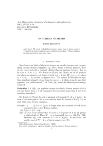 Acta Mathematica Academiae Paedagogicae Ny´ıregyh´aziensis 25(1) (2009), 9–16 www.emis.de/journals ISSN 1786-0091
