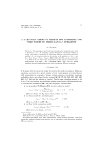 77 A MULTI-STEP ITERATIVE METHOD FOR APPROXIMATING FIXED POINTS OF PRESI ´