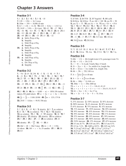 chapter 12 answers practice 12 1 1 2 algebra 2 chapter 3 test form a