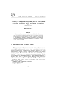Existence and non-existence results for elliptic exterior problems with nonlinear boundary conditions