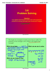 3.6  Problem Solving