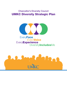 UMKC Diversity Strategic Plan EveryFace EveryVoice EveryExperience