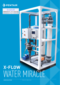 water miracle X-Flow Lenntech Tel. +31-152-610-900