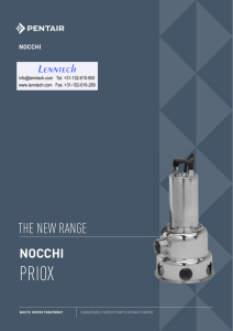 Priox The new range NOCCHI Lenntech