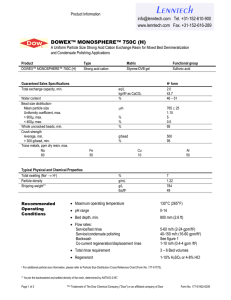 DOWEX™ MONOSPHERE™ 750C (H)