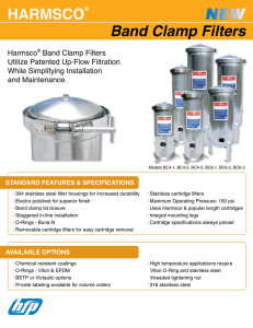 Band Clamp Filters HARMSCO