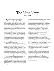 D The New Navy 1954 –1959 Chapter 8