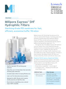 Lenntech Millipore Express SHF Hydrophilic Filters