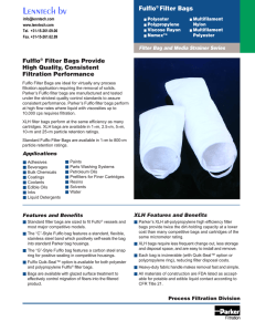 Fulflo Filter Bags Filter Bags Provide High Quality, Consistent