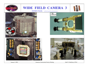 WIDE  FIELD  CAMERA  3 HOME PAGE: wfc3.gsfc.nasa.gov IR Filters