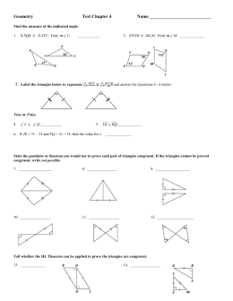 Geometry assessment book chapter 3 test b
