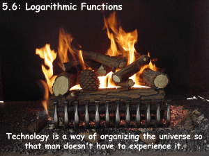 5.6: Logarithmic Functions that man doesn't have to experience it.
