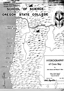 HYDROGRAPHY of Coos Bay By John Queen and Vita
