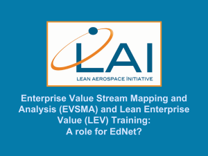 Enterprise Value Stream Mapping and Analysis (EVSMA) and Lean Enterprise