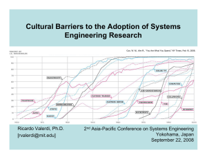 Cultural Barriers to the Adoption of Systems Engineering Research