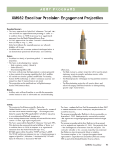 XM982 Excalibur Precision Engagement Projectiles