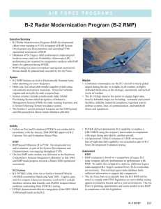 B-2 Radar Modernization Program (B-2 RMP)