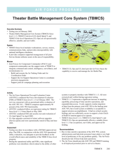 Theater Battle Management Core System (TBMCS)