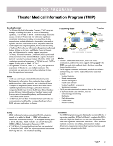 Theater Medical Information Program (TMIP)