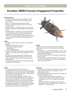 Excalibur XM982 Precision Engagement Projectiles