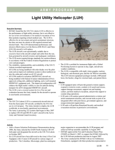Light Utility Helicopter (LUH)