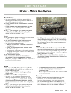 Stryker – Mobile Gun System