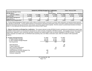 Exhibit R-2, RDT&amp;E,N Budget Item Justification Date:  February 2006 Appropriation/Budget Activity