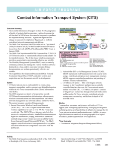 Combat Information Transport System (CITS)