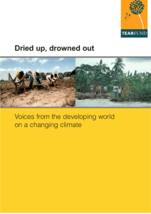 Dried up, drowned out Voices from the developing world