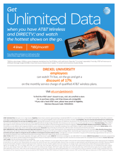 Unlimited  Data Get when you have AT&amp;T Wireless s