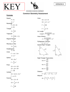 Common Geometry Assessment