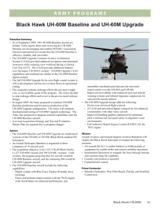 Black Hawk UH-60M Baseline and UH-60M Upgrade