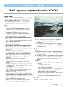 EA-6B Upgrades / Improved Capability (ICAP) III