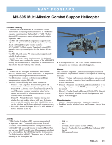 MH-60S Multi-Mission Combat Support Helicopter