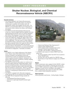 Stryker Nuclear, Biological, and Chemical Reconnaissance Vehicle (NBCRV)