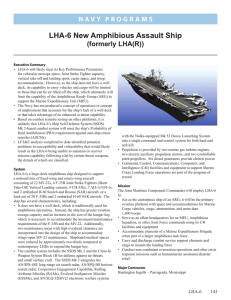 LHA-6 New Amphibious Assault Ship (formerly LHA(R))