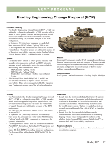 Bradley Engineering Change Proposal (ECP)