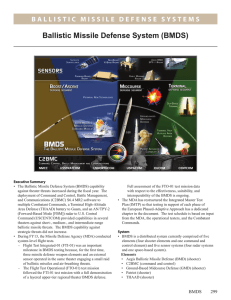 Ballistic Missile Defense System (BMDS)