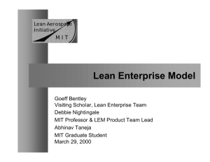 Lean Enterprise Model