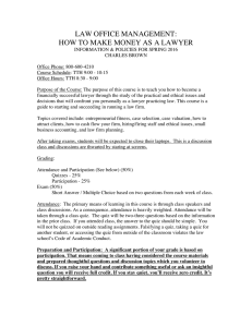 LAW OFFICE MANAGEMENT: HOW TO MAKE MONEY AS A LAWYER