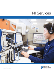 NI Services ni.com/services