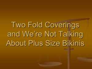 Two Fold Coverings and We’re Not Talking About Plus Size Bikinis