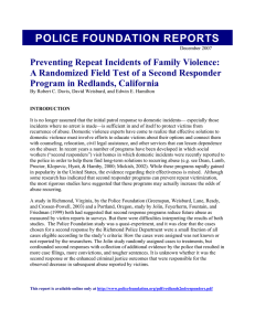POLICE FOUNDATION REPORTS
