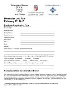 Metroplex Job Fair February 27, 2015 Employer Registration Form